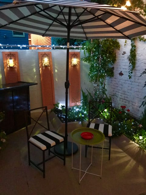 Herb & Flower Garden comes alive at night