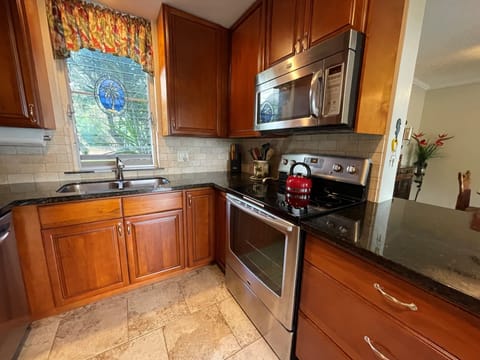 Create your own meals in our fully accessorized Kitchen