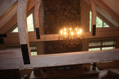 The atmosphere of the great room is the heart of this home.