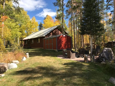 Spacious grass yard for family games and an amazing fire pit!!!