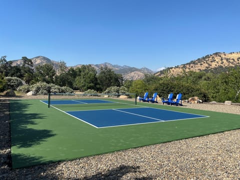 Private riverside Pickleball Court
