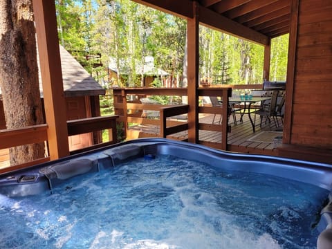 Ready for summer with furnished deck, hot tub, and gas grill