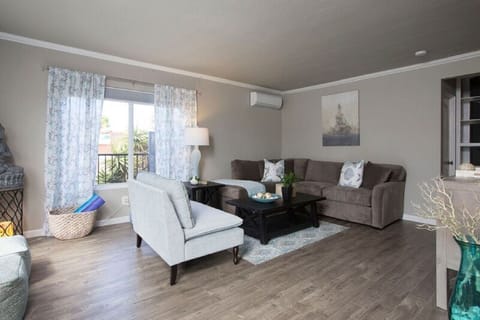 Bright Living space with central air/heat!