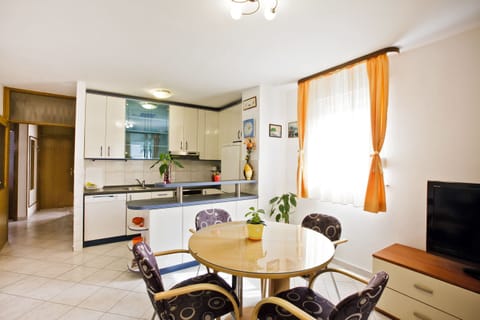 Living area with kitchen