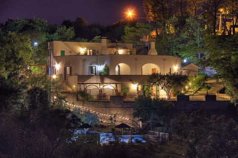 Villa Silvana at Night