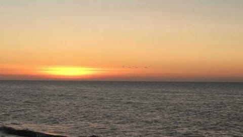this is the view from the nearest beach from the rental