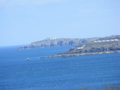 View from my property looking out to Point Lynas lighthouse at Llaneillian