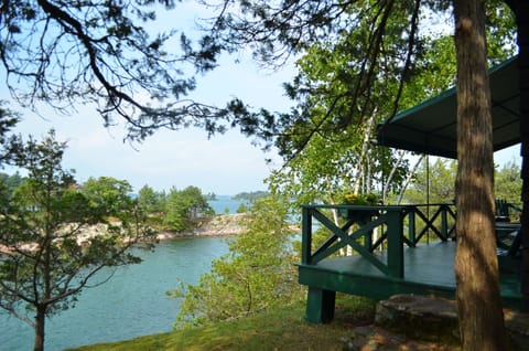 Water views from the front porch