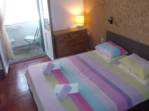 Bedroom with balcony