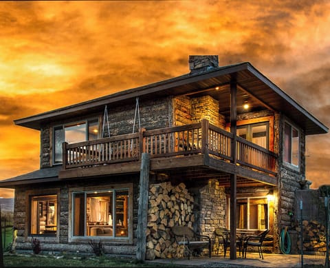 Private, yet close to town
with one of our Amazing Sunsets