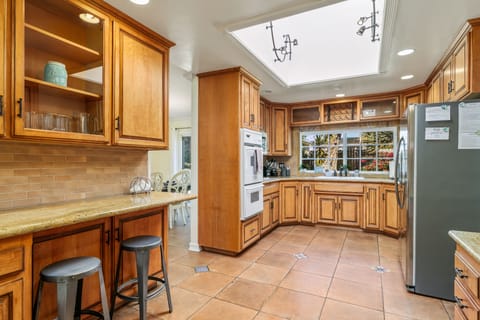 Spacious kitchen with all the amenities.