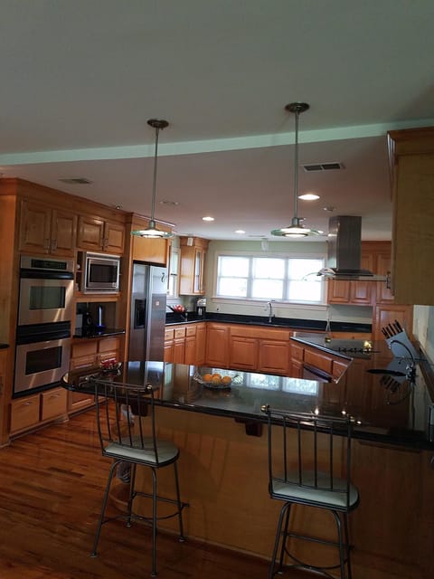 Large open kitchen
