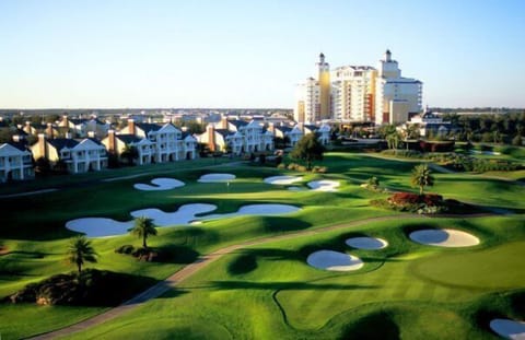 Watson and Palmer courses with view of The Reunion Grande Hotel.