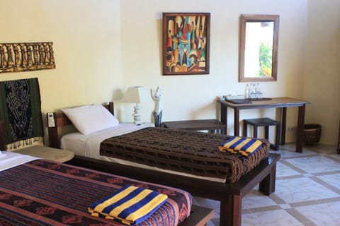 Ocean sea view twin bed with AC