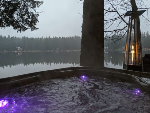 View from hot tub