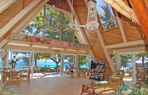 The View From The Living Room Looking Towards The Beach And Ocean...