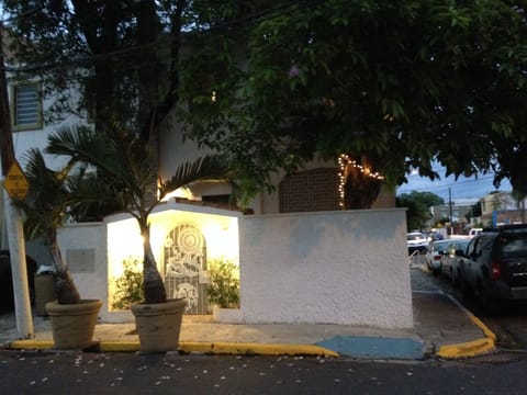 White Corner House, one block away from the beach. 