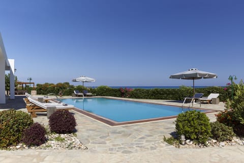 The private swimming pool is 14 meters long and  6 meters wide. 