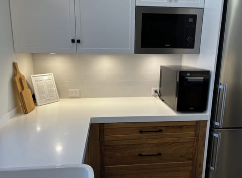 Microwave & wine cooler