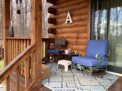 I love to have my coffee out here in the morning