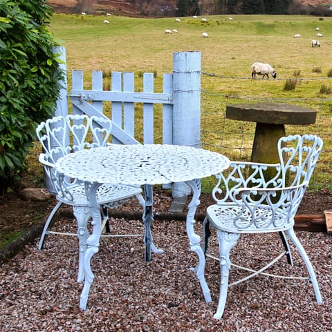 Back garden gate with direct access to hills & local walks