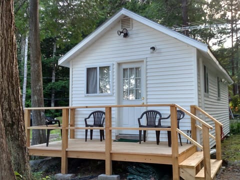 Enjoy your morning coffee from  our new deck.