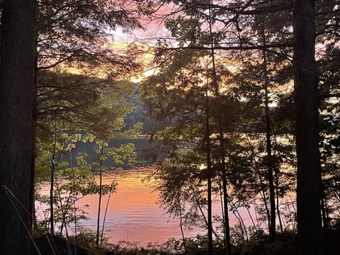 View of Eastman Lake from the deck of condo