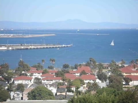 View from living room and balcony