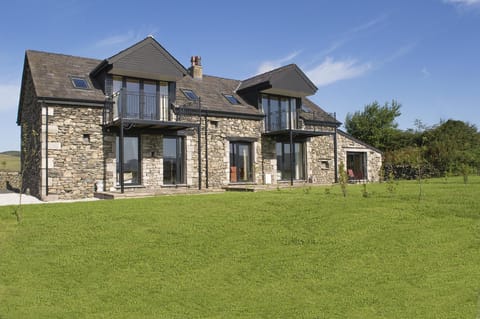 Rear of cottages and garden