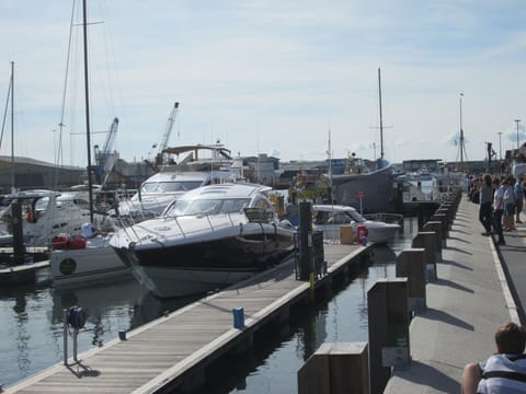 Poole Quay - a  leisurely walk away from the apartment. 
