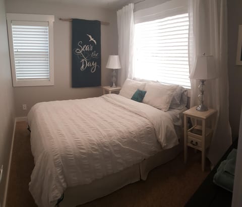 Master Bedroom with  fluffy duvet.