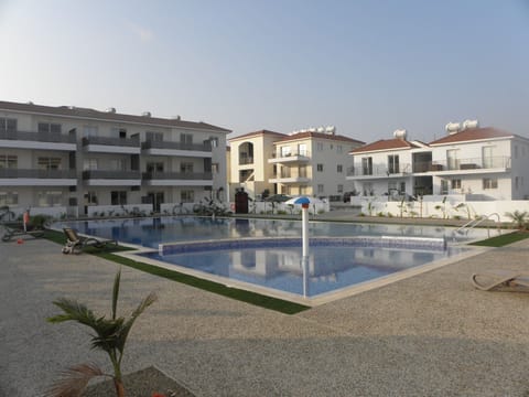 The resort's big pool.