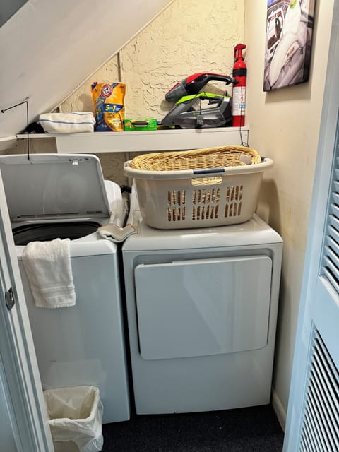 Laundry on 1st floor. 