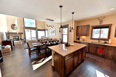 Spacious open floor plan.