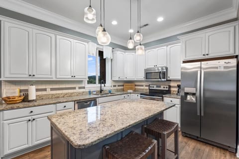 Fully stocked Kitchen.