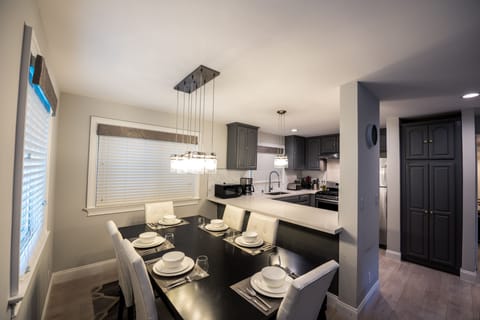 Downstairs dining area