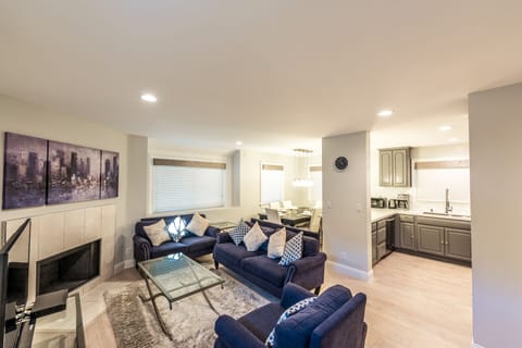 Downstairs living area