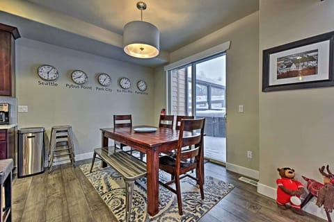 dining room table seats 8 plus island w/ extra seating for large parties