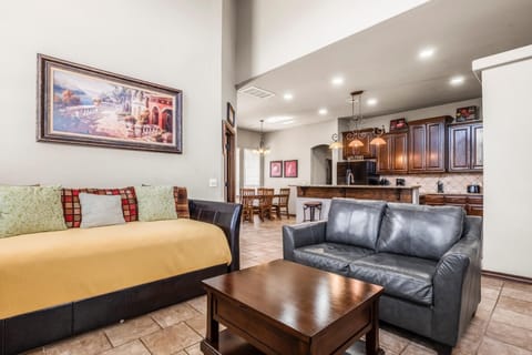 Living room  extra sleeping area with daybed