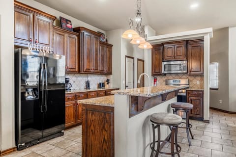 Extra seating at the bar.