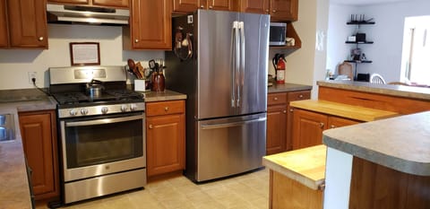 Kitchen with new appliances 