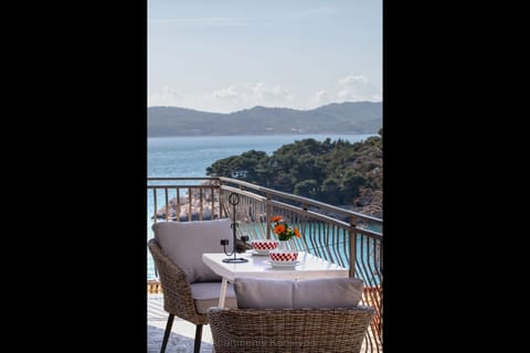 Spacious seaview balcony