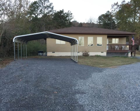 Covered parking with lighting and power to charge batteries