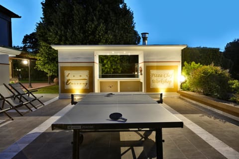 Swimming pool at Villa Colombai with salty water