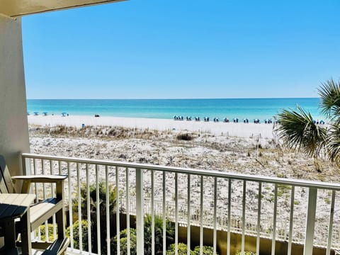 Gulf Front View with Private Balcony
