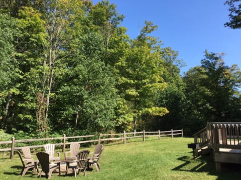 Relax on the deck or at the firepit! (Limited Firewood provided warmer months)