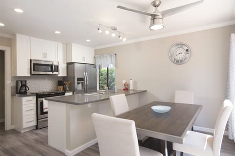 Remodeled kitchen and dinning table
