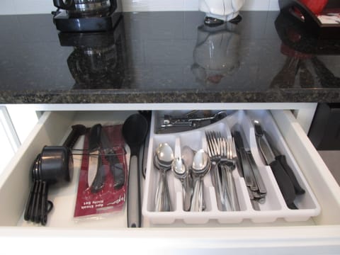 Silverware and etc. Have sippy cups and kids plates and plastic fork and spoon.