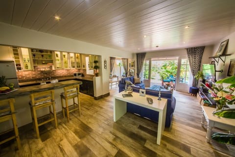 Contemporary open plan living area