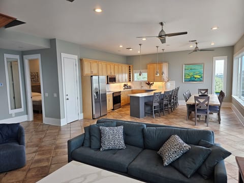 3rd floor great room.  Kitchen completely renovated in 2025.